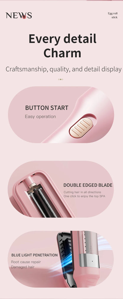 Portable electric hair tip trimmer, rechargeable split hair trimmer, damaged hair repair, a must-have for beauty lovers, perfect