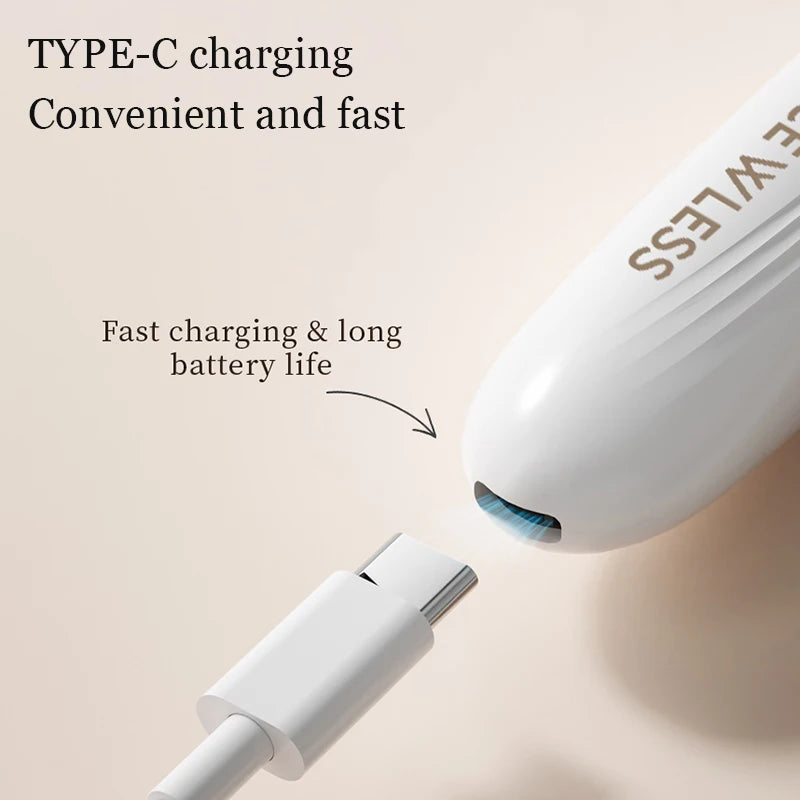 3-in-1 hair trimmer, electric digital hair trimmer, women's bikini hair remover, suitable for eyebrows, armpits, and body