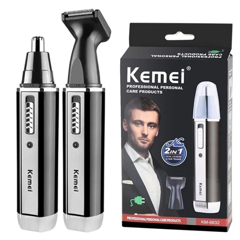 Kemei KM-6630 6631 6632 trimmer for men Nose and ear trimmer Rechargeable Trimmer For Hair Beard Nose And Ear Cleaner Grooming