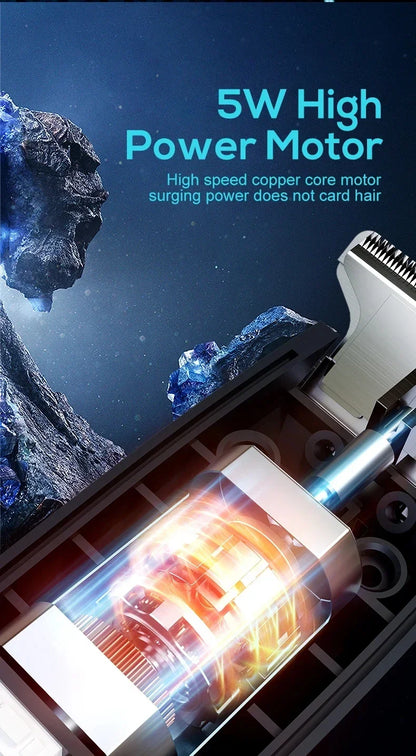2026New Electric Hair Clipper Hair Trimmer for Men Body Groomer & Pubic Waterproof Hair Trimmer Replaceable Ceramic Blade