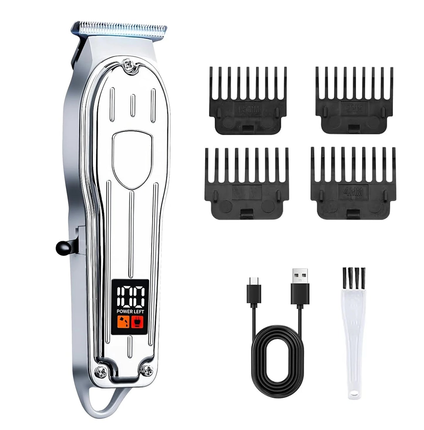 Hair Clipper Beard Trimmer for Men, Professional Electric Hair Clippers Set Cordless Hair Trimmer for Family,Gifts for Men