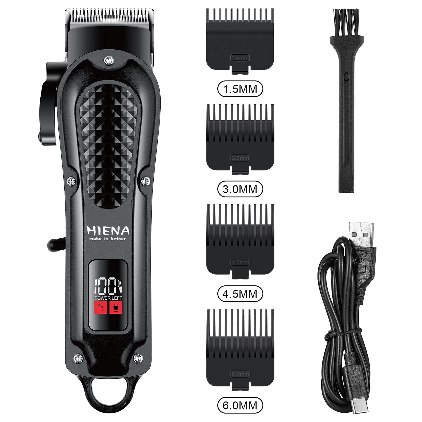 Haircut Barber Professional Trimmer for Men Hair Cutting Machine Cordless Trimmer Electric Hair Clipper Rechargeable Barber