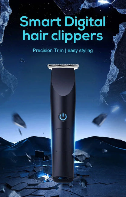 2026New Electric Hair Clipper Hair Trimmer for Men Body Groomer & Pubic Waterproof Hair Trimmer Replaceable Ceramic Blade