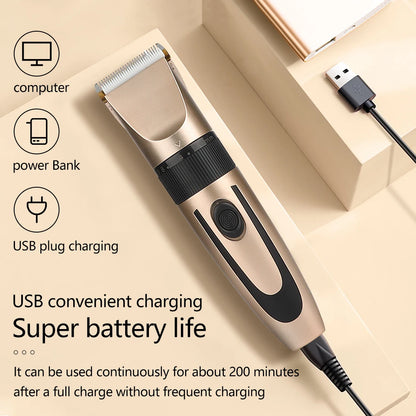 Haircut Barber Professional Trimmer for Men Hair Cutting Machine Cordless Trimmer Electric Hair Clipper Rechargeable Barber