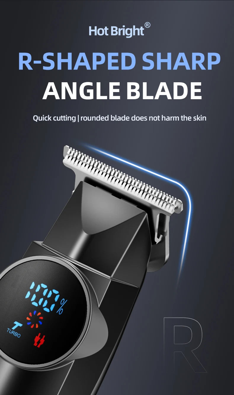 Professional Multi-function Hair Cutter Machine for Men Beard Shaving Trimmer for Body & Facial Hair Grooming Kit