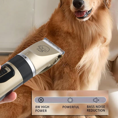 For Rabbit Dog Cat Puppy Grooming Clipper Cutter Haircut Trimmer Shaver Set Pet Hair Clipper Electric Scissors Pet Supplies
